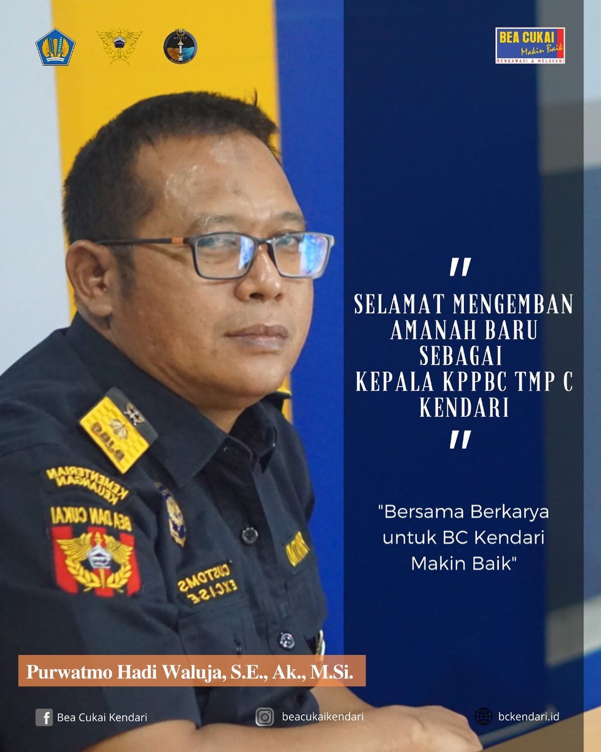 Kepala KPPBC TMP C Kendari